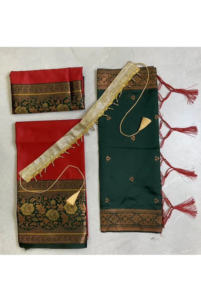 South Indian Festival Traditional Half Saree DilwalePAttuKids - Image 27