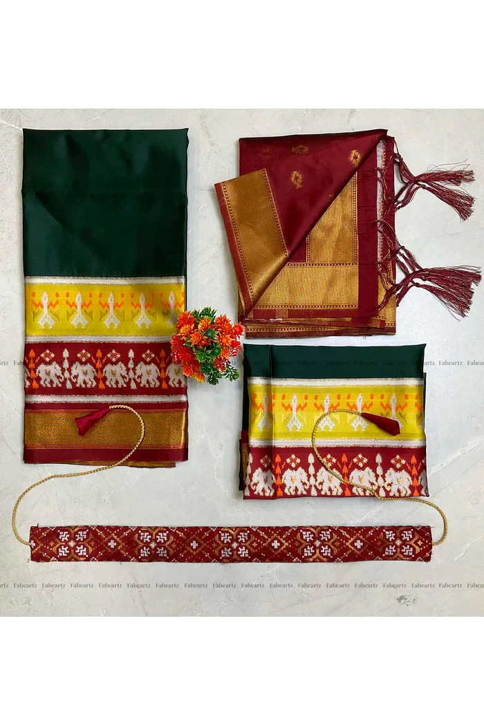 South Indian Festival Traditional Half Saree AvaniKids - Image 11
