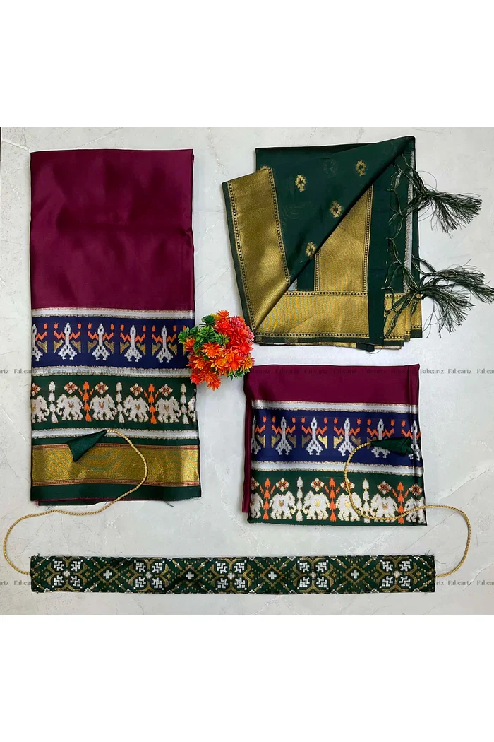 South Indian Festival Traditional Half Saree AvaniKids - Image 3