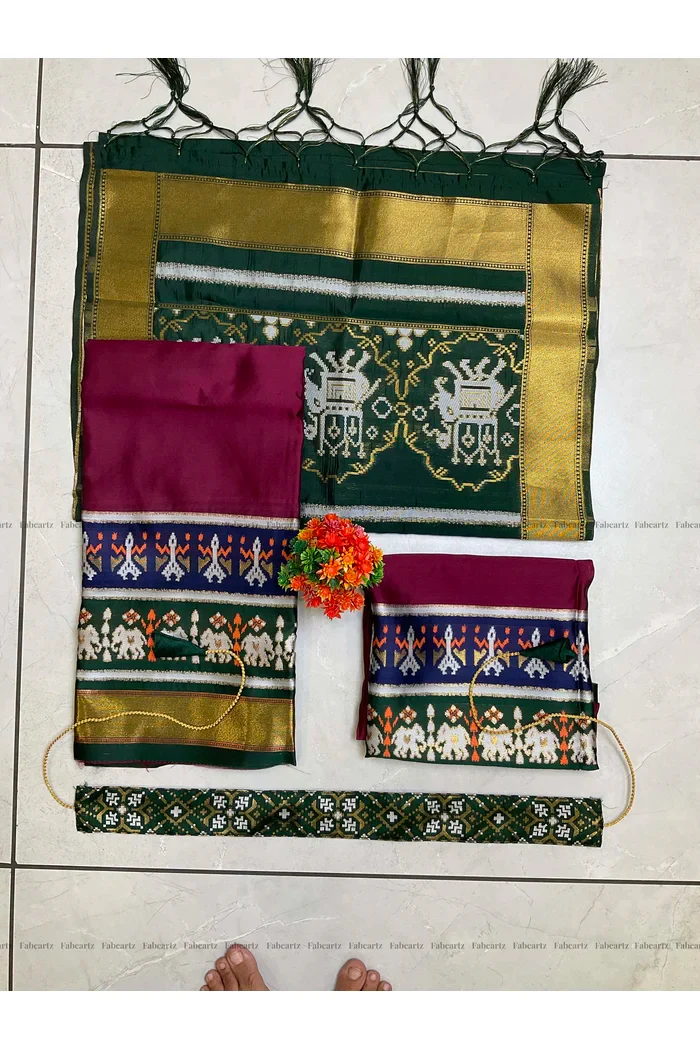 South Indian Festival Traditional Half Saree AvaniKids - Image 4