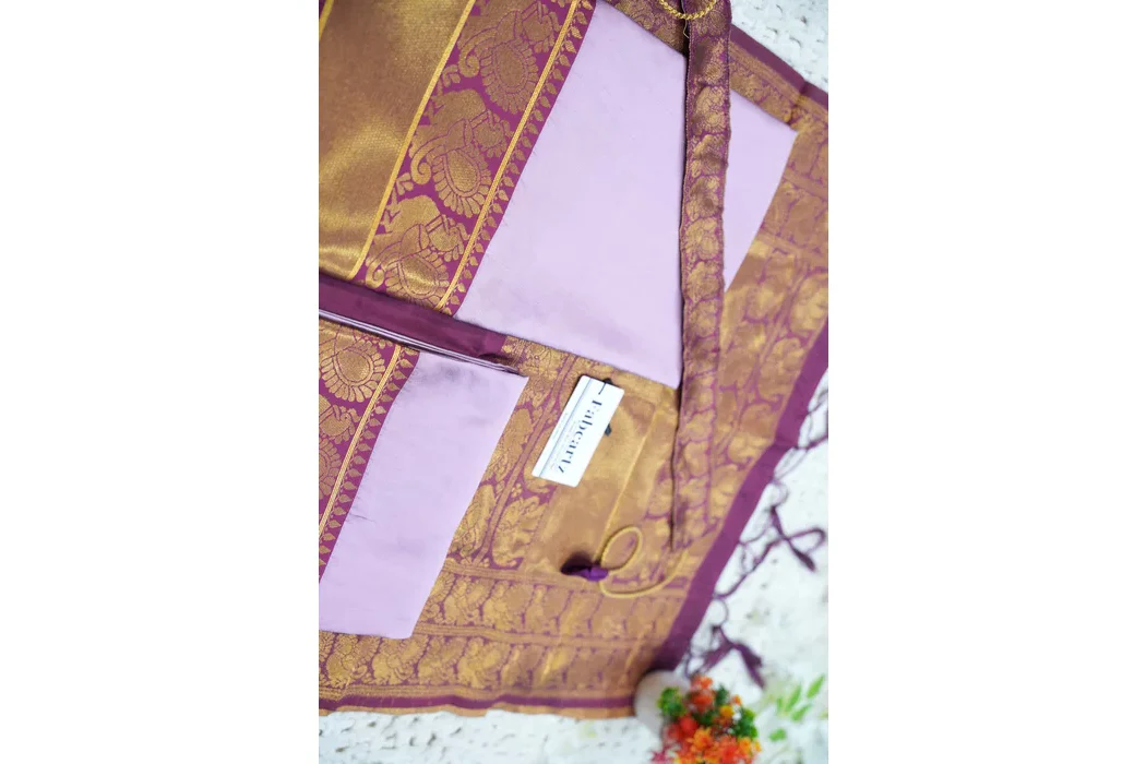 Kids Traditional South Indian Half Saree kruti - Image 53
