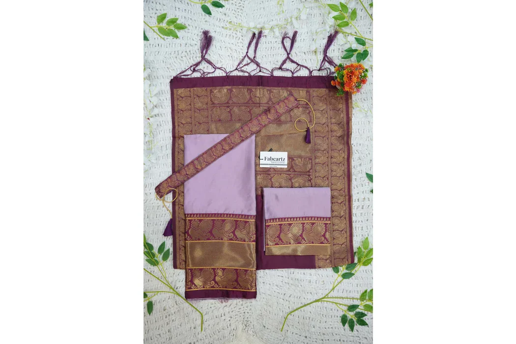 Kids Traditional South Indian Half Saree kruti - Image 54