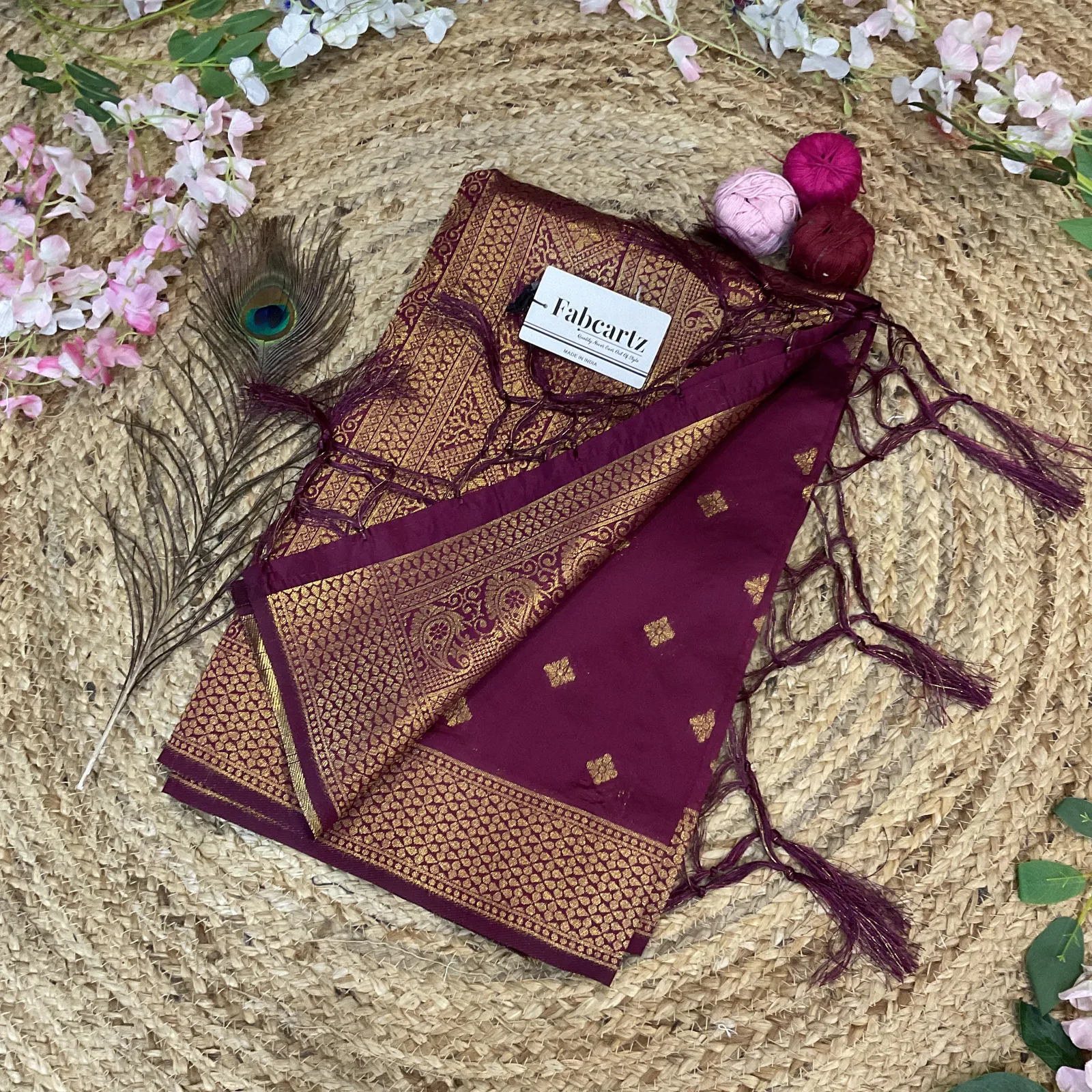 Beautiful Jacquard Woven Design Dupatta for women | Only Dupatta AaradhyaDup - Image 3