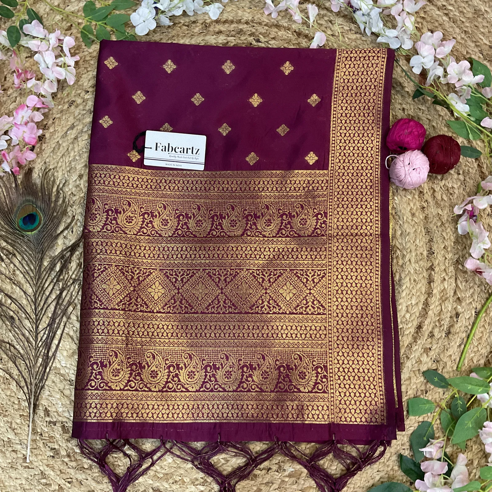 Beautiful Jacquard Woven Design Dupatta for women | Only Dupatta AaradhyaDup - Image 5