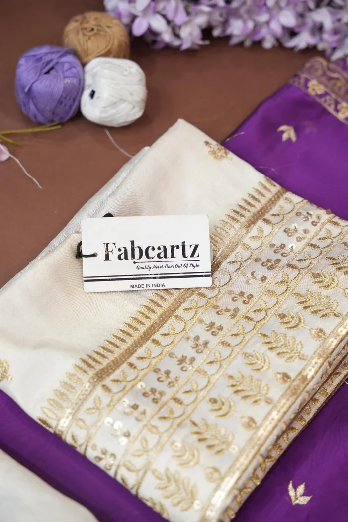 Women's Embroidered Half Saree with Blouse and Dupatta Aarohi kv - Image 62
