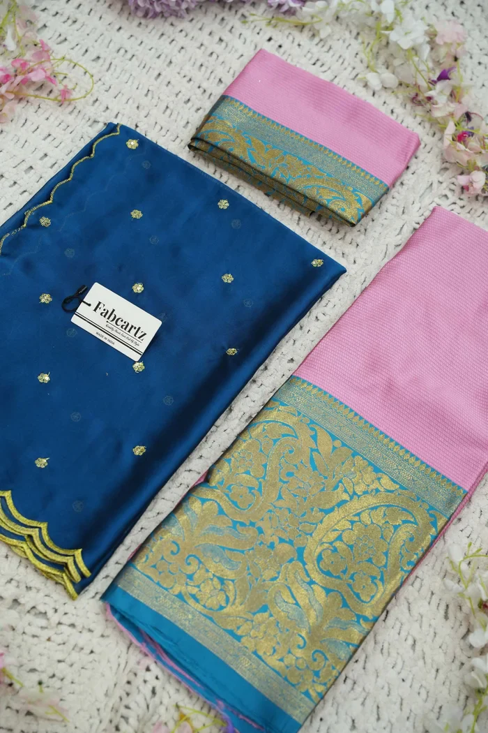 South Indian Festival Traditional Half Saree AarviBittu - Image 37