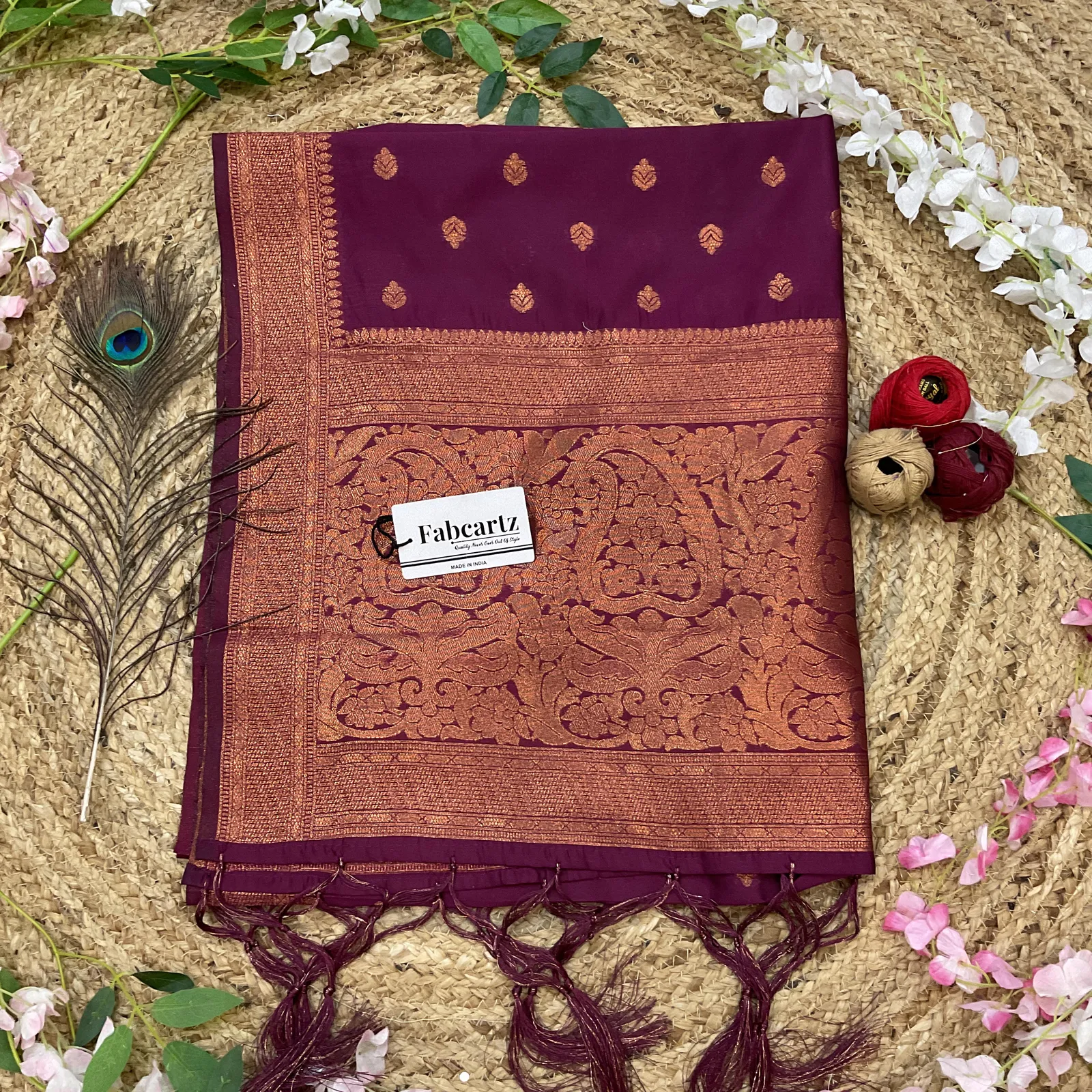 Beautiful Jacquard Woven Design Dupatta for women | Only Dupatta AarviDup - Image 19