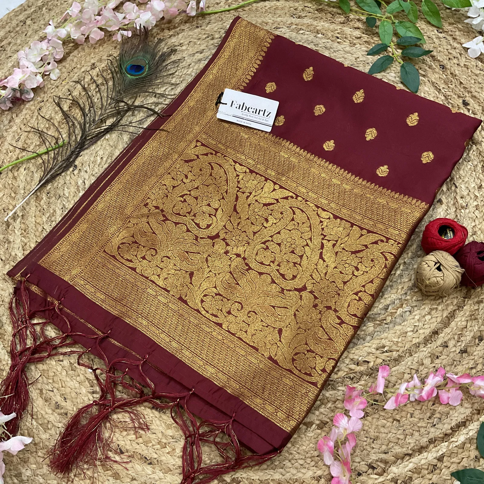 Beautiful Jacquard Woven Design Dupatta for women | Only Dupatta AarviDup - Image 6