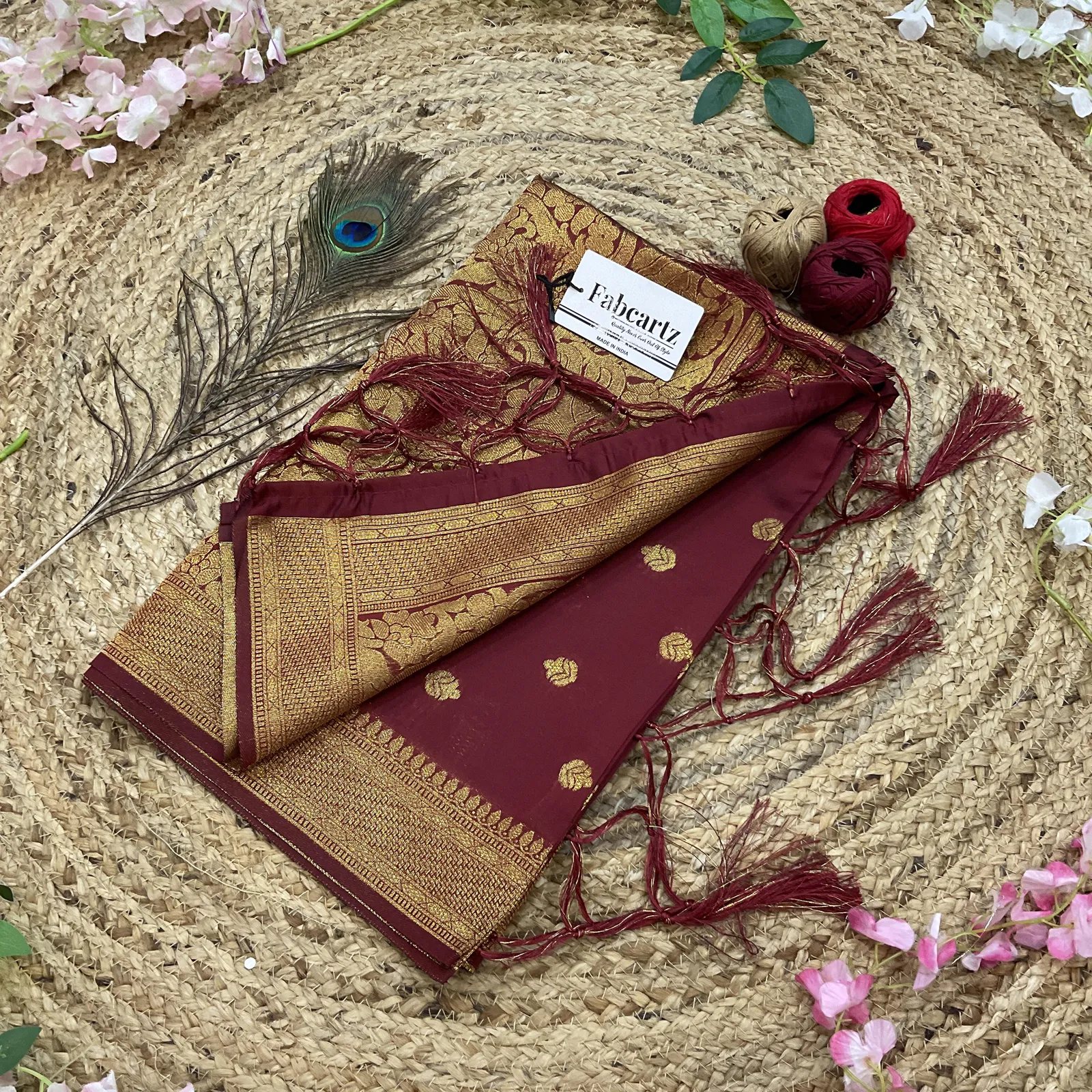 Beautiful Jacquard Woven Design Dupatta for women | Only Dupatta AarviDup - Image 8
