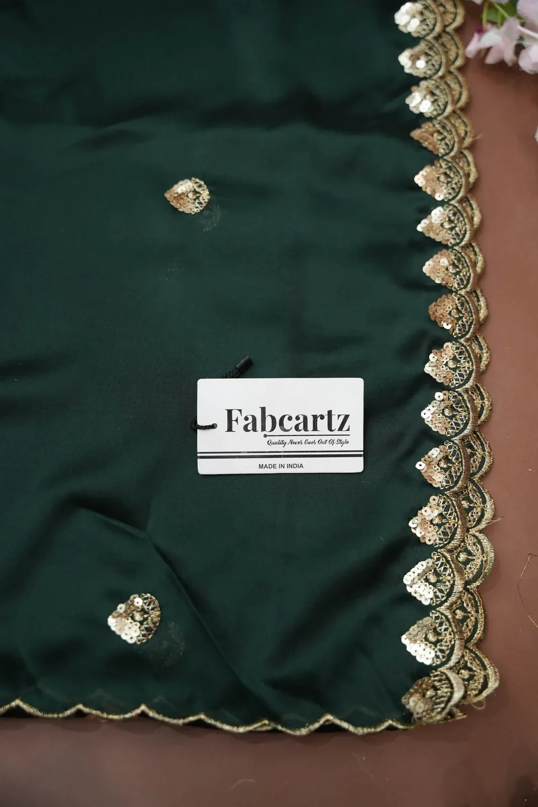 South Indian Festival Traditional Half Saree with Embroidered Blouse & Dupatta Adhira - Image 55