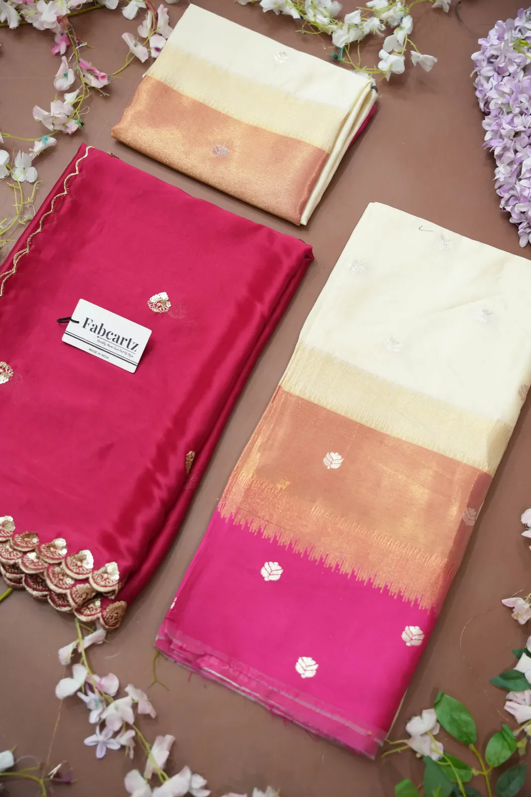 South Indian Festival Traditional Half Saree with Embroidered Blouse & Dupatta Adhira - Image 79