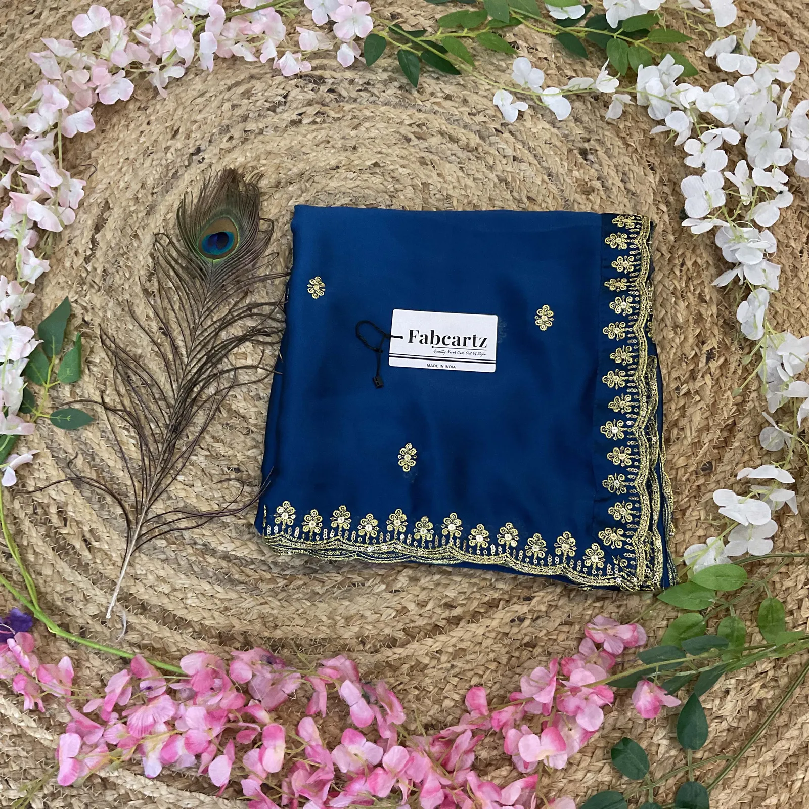 Beautiful Embroidery work Rangoli Dupatta for women | Only Dupatta AditiDup - Image 17