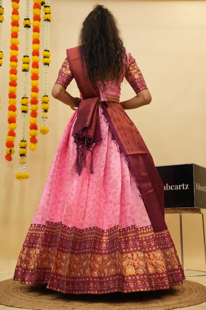 South Indian Traditional Half Saree For Women's Arundhati - Image 2