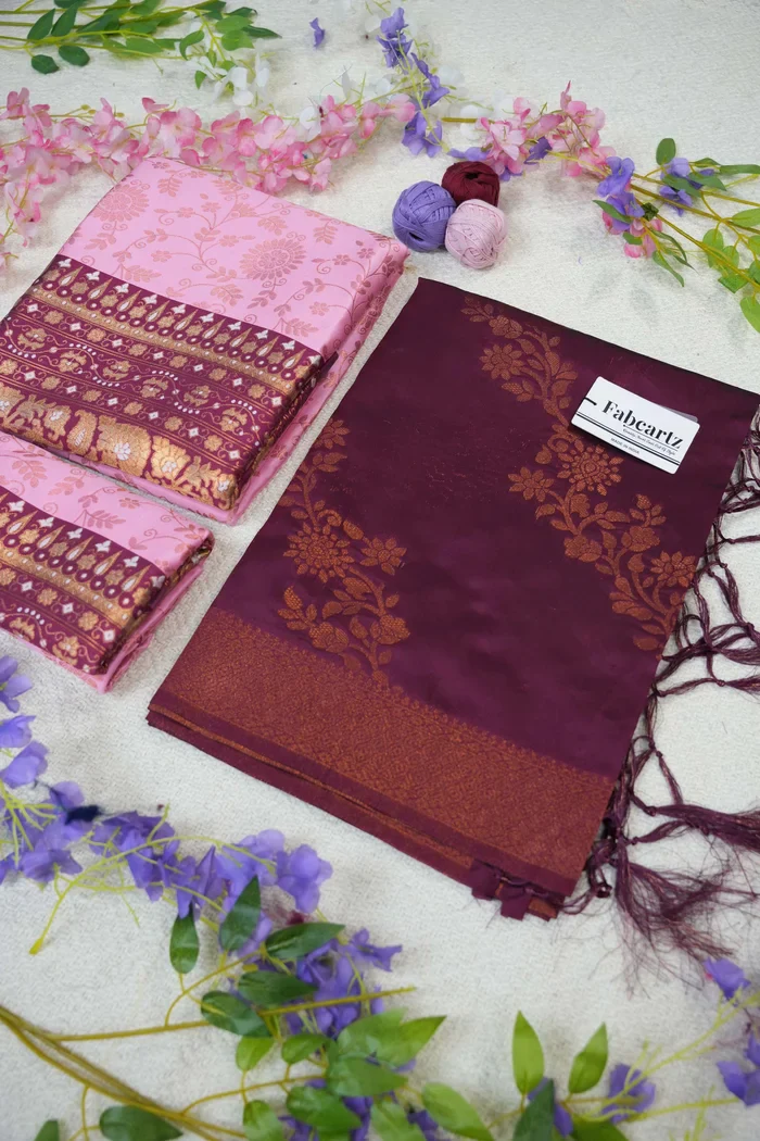 South Indian Traditional Half Saree For Women's Arundhati - Image 37