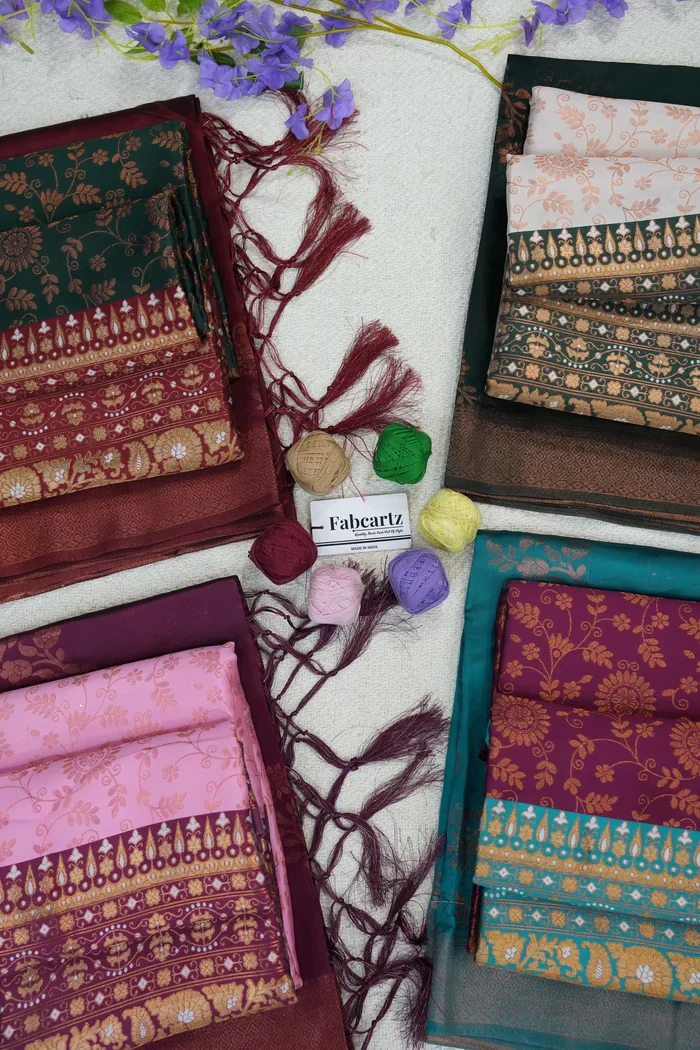 South Indian Traditional Half Saree For Women's Arundhati - Image 43