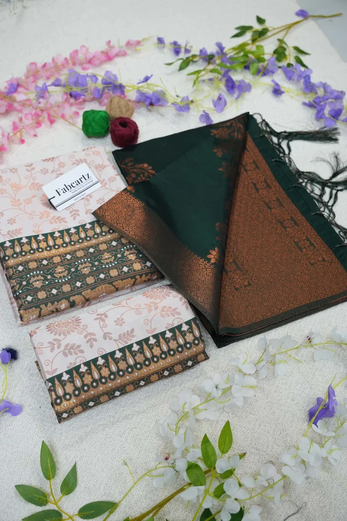 South Indian Traditional Half Saree For Women's Arundhati - Image 52