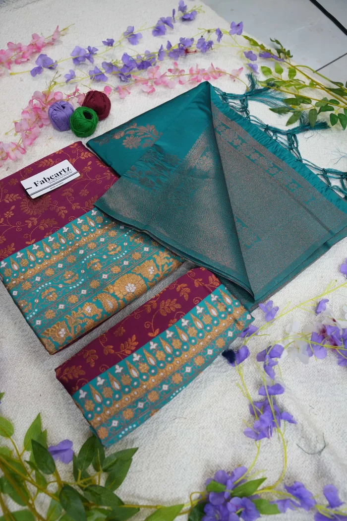 South Indian Traditional Half Saree For Women's Arundhati - Image 60