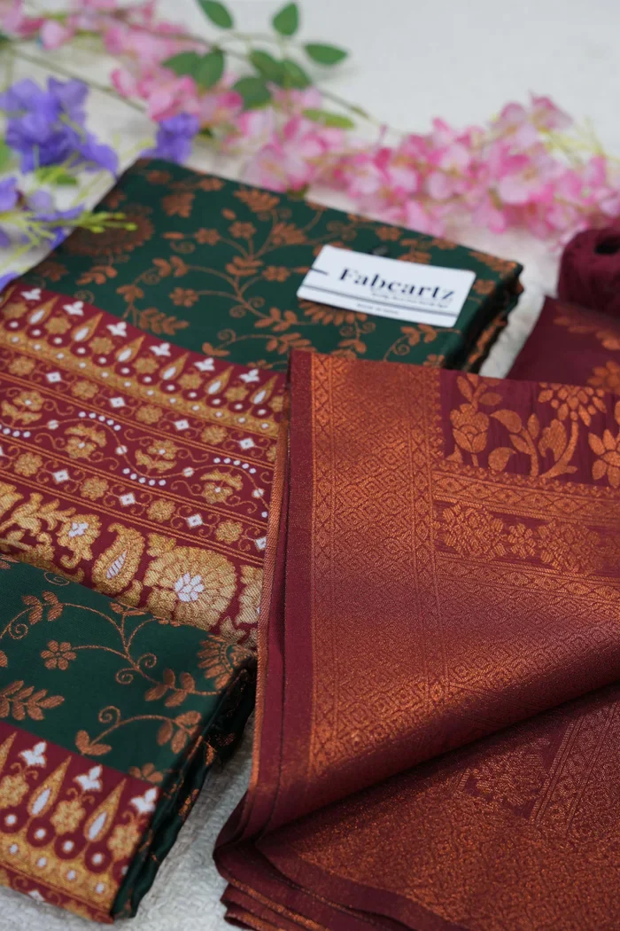 South Indian Traditional Half Saree For Women's Arundhati - Image 68