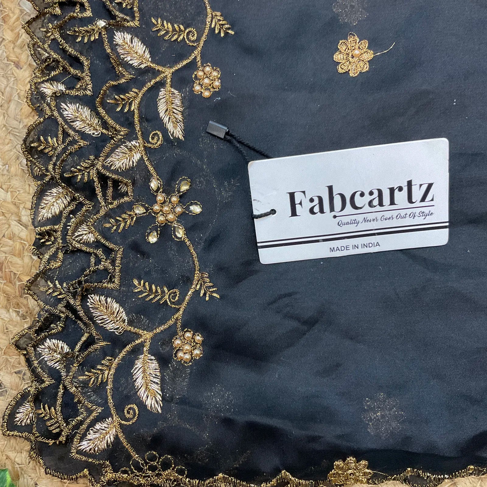 Beautiful Embroidery & Beads work Rangoli Dupatta for women | Only Dupatta RangoliDup - Image 10