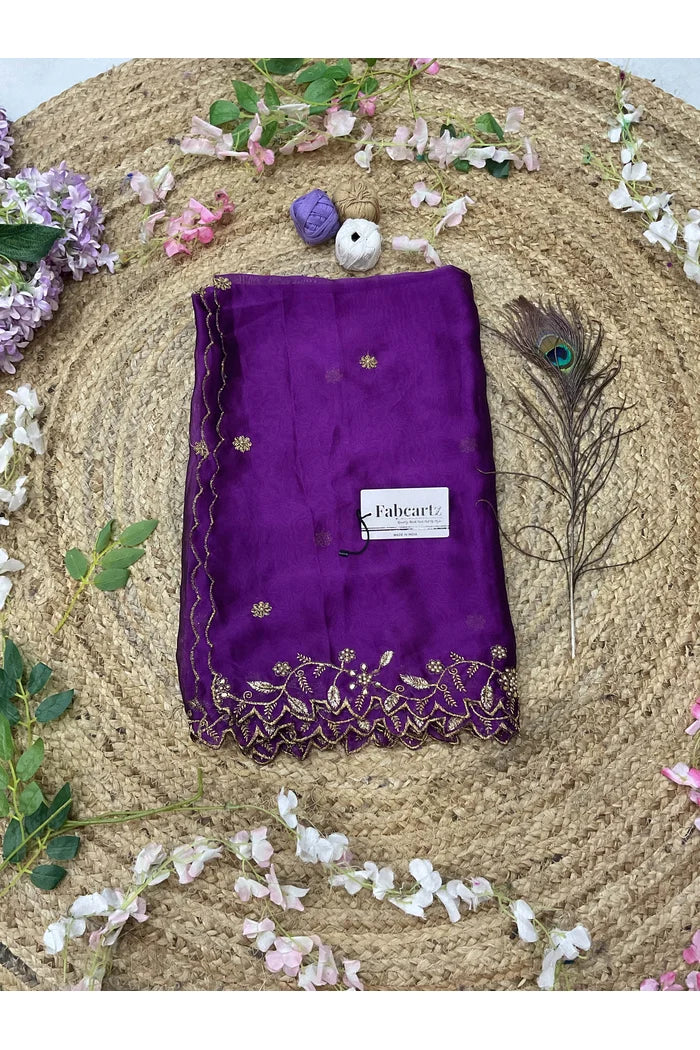 Beautiful Embroidery & Beads work Rangoli Dupatta for women | Only Dupatta RangoliDup - Image 38