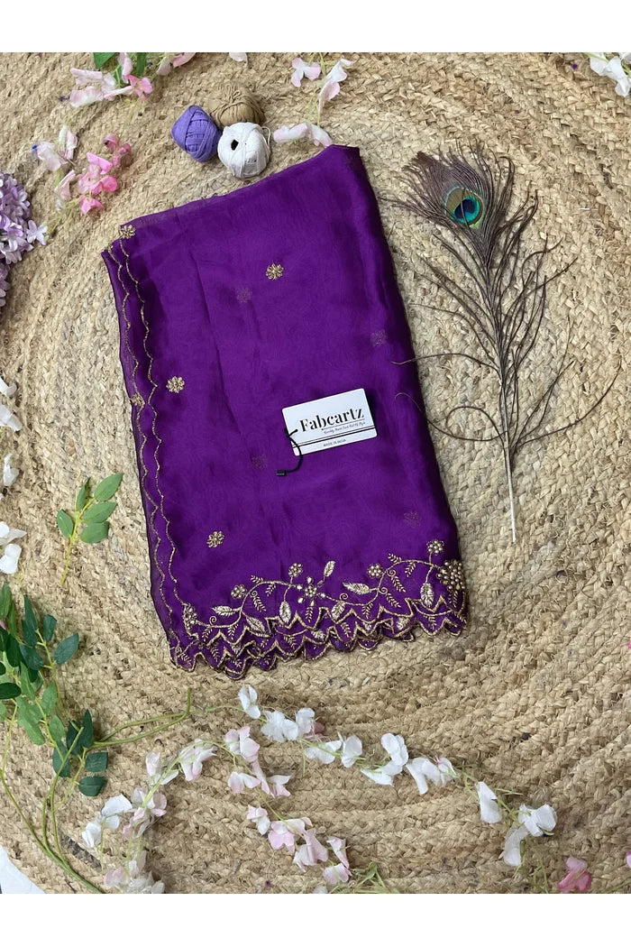 Beautiful Embroidery & Beads work Rangoli Dupatta for women | Only Dupatta RangoliDup - Image 39