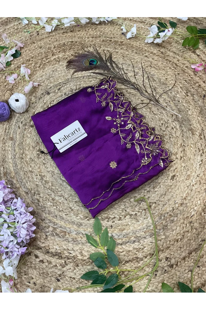 Beautiful Embroidery & Beads work Rangoli Dupatta for women | Only Dupatta RangoliDup - Image 40