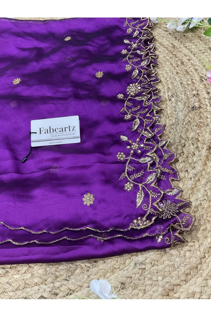 Beautiful Embroidery & Beads work Rangoli Dupatta for women | Only Dupatta RangoliDup - Image 42