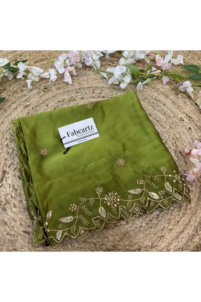 Beautiful Embroidery & Beads work Rangoli Dupatta for women | Only Dupatta RangoliDup - Image 45