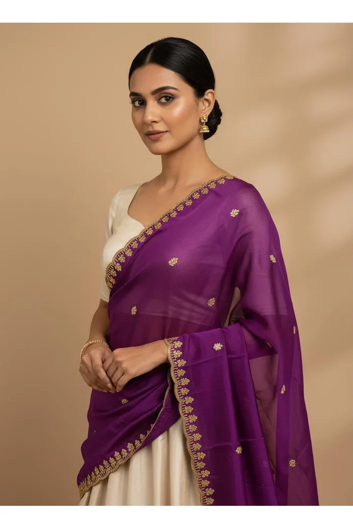 Beautiful Embroidery Rangoli Dupatta for women | Only Dupatta Aditi Dup - Image 13