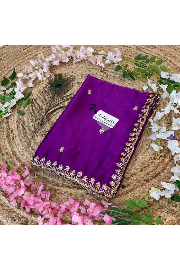 Beautiful Embroidery Rangoli Dupatta for women | Only Dupatta Aditi Dup - Image 14