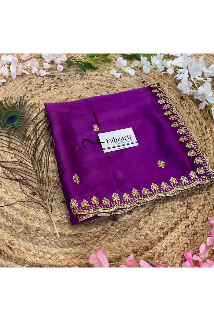 Beautiful Embroidery Rangoli Dupatta for women | Only Dupatta Aditi Dup - Image 18