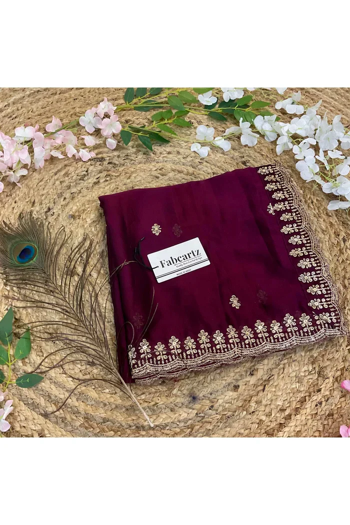 Beautiful Embroidery Rangoli Dupatta for women | Only Dupatta Aditi Dup - Image 22