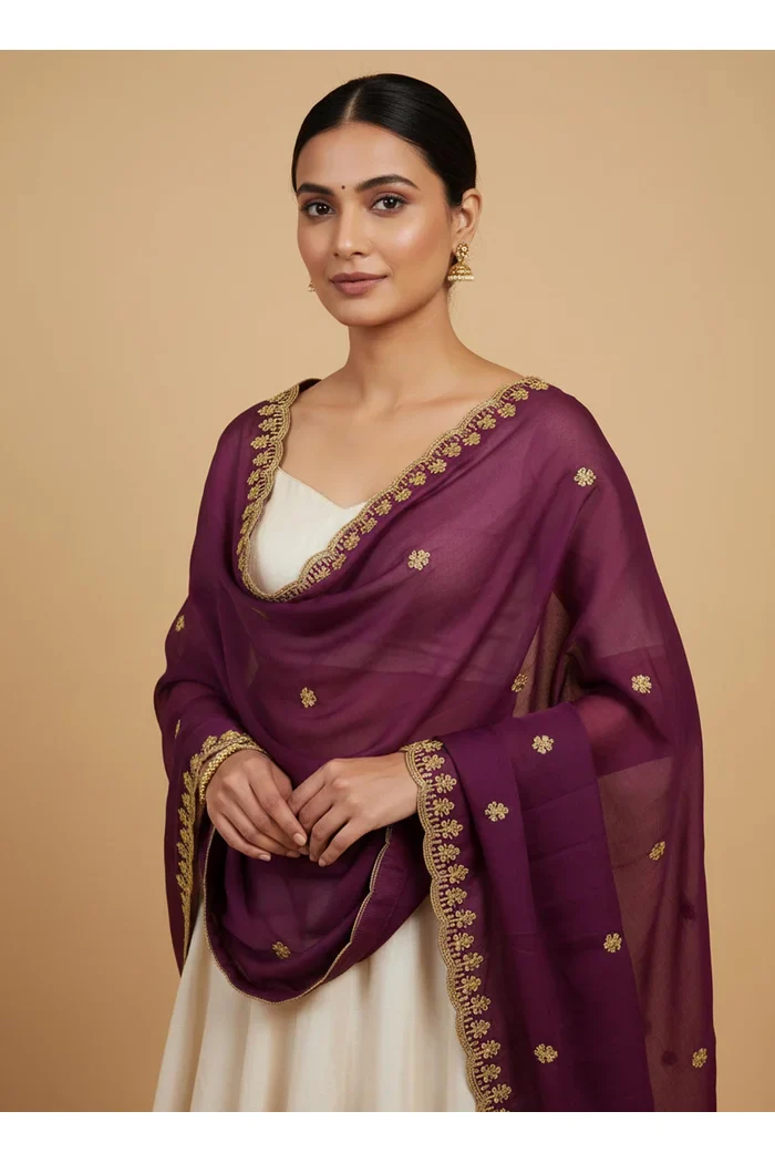 Beautiful Embroidery Rangoli Dupatta for women | Only Dupatta Aditi Dup - Image 28