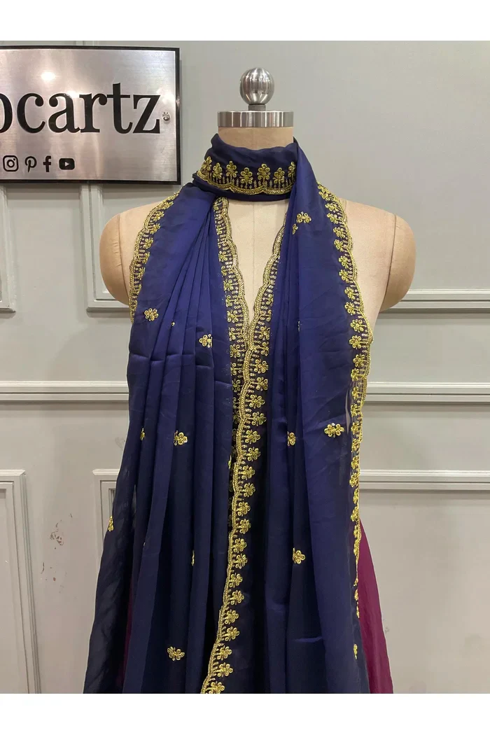 Beautiful Embroidery Rangoli Dupatta for women | Only Dupatta Aditi Dup - Image 5