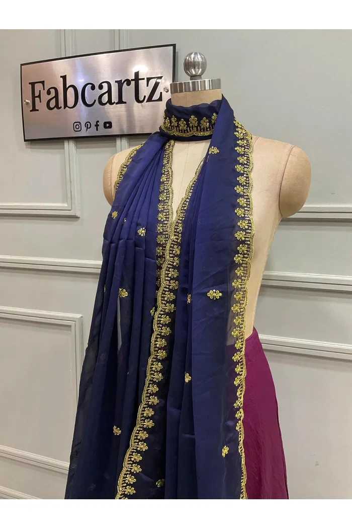 Beautiful Embroidery Rangoli Dupatta for women | Only Dupatta Aditi Dup - Image 6