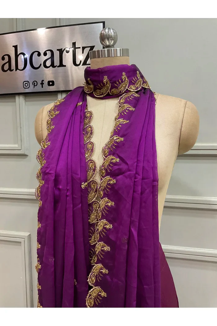 Beautiful Embroidery Rangoli Dupatta for women | Only Dupatta BadeMorwali Dup - Image 6