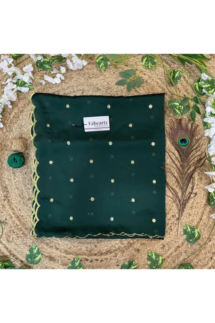 Beautiful Embroidery Rangoli Dupatta for women | Only Dupatta Bittu Dup - Image 3
