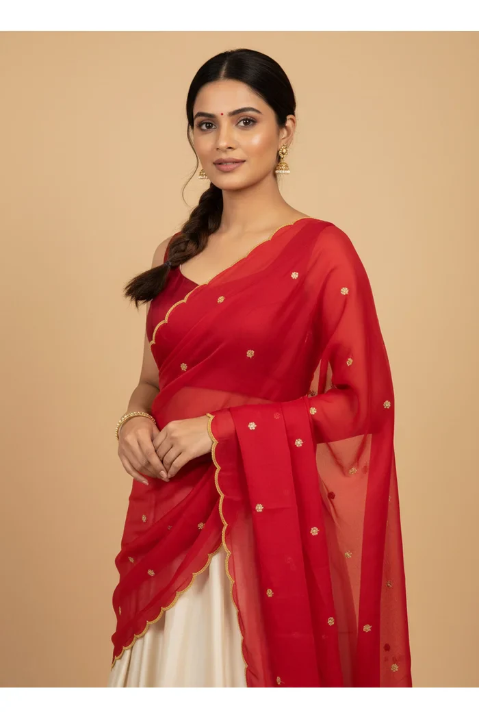 Beautiful Embroidery Rangoli Dupatta for women | Only Dupatta Bittu Dup - Image 53