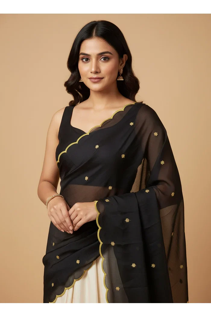 Beautiful Embroidery Rangoli Dupatta for women | Only Dupatta Bittu Dup - Image 7