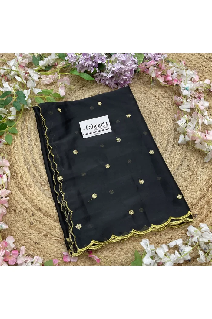 Beautiful Embroidery Rangoli Dupatta for women | Only Dupatta Bittu Dup - Image 9