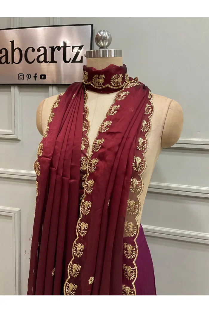 Beautiful Embroidery Rangoli Dupatta for women | Only Dupatta Chote Morwali Dup - Image 18