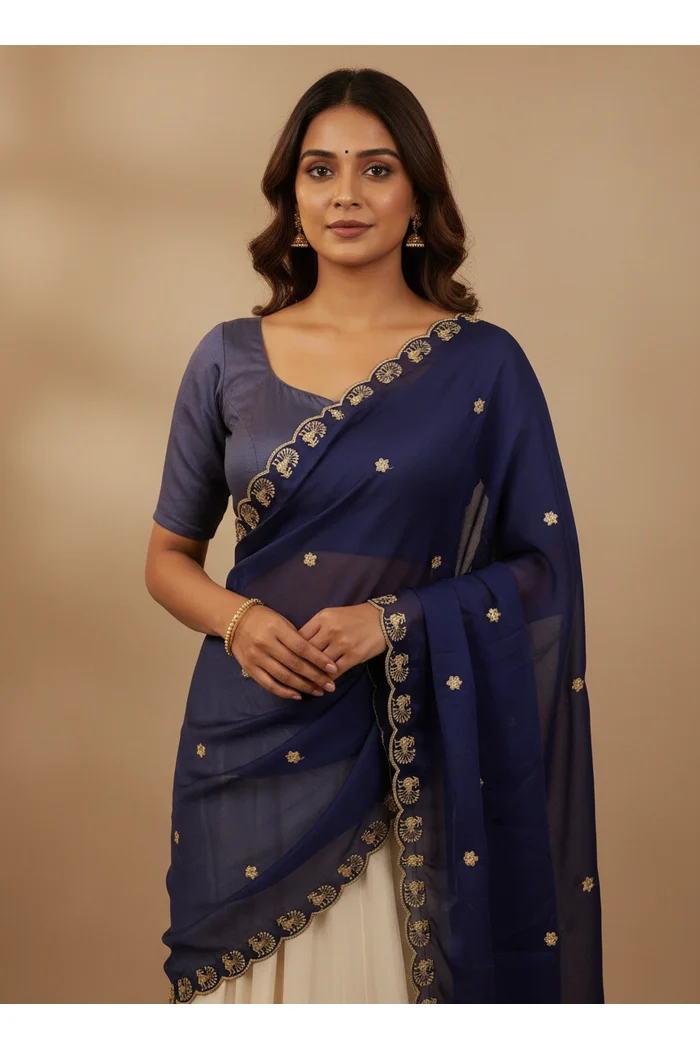 Beautiful Embroidery Rangoli Dupatta for women | Only Dupatta Chote Morwali Dup - Image 19