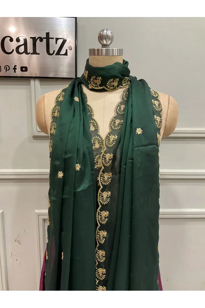 Beautiful Embroidery Rangoli Dupatta for women | Only Dupatta Chote Morwali Dup - Image 5