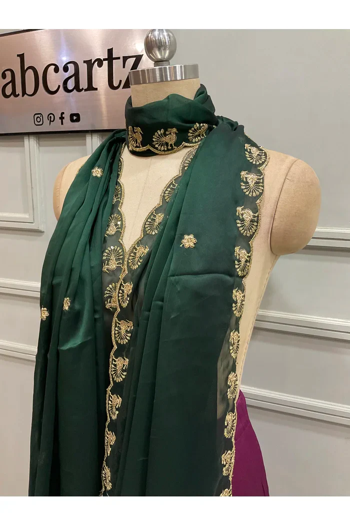 Beautiful Embroidery Rangoli Dupatta for women | Only Dupatta Chote Morwali Dup - Image 6