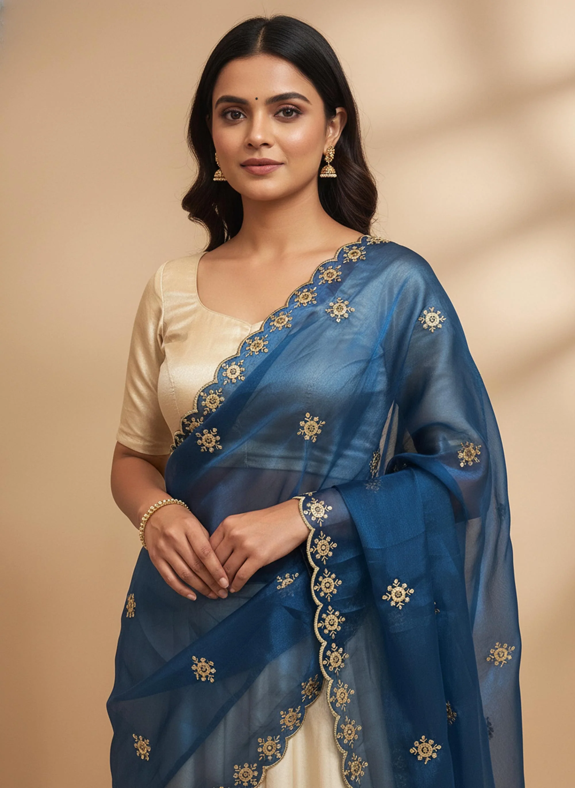 Beautiful Embroidery work & Jimmy choo Dupatta for women | Only Dupatta Jimmy Choo Dup - Image 13