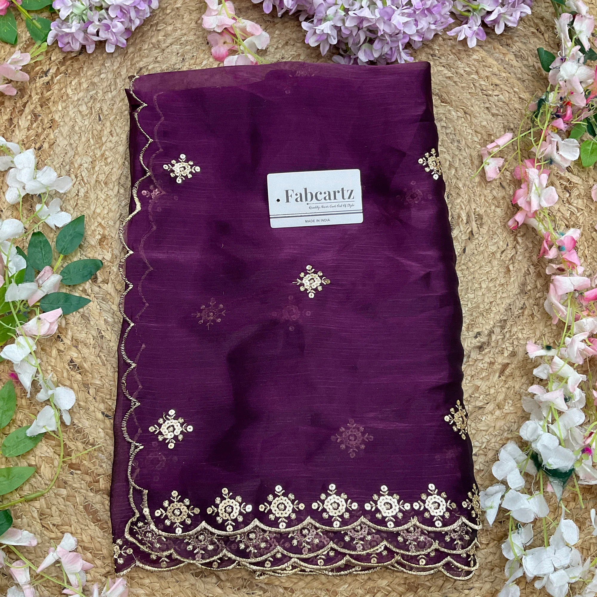 Beautiful Embroidery work & Jimmy choo Dupatta for women | Only Dupatta Jimmy Choo Dup - Image 3