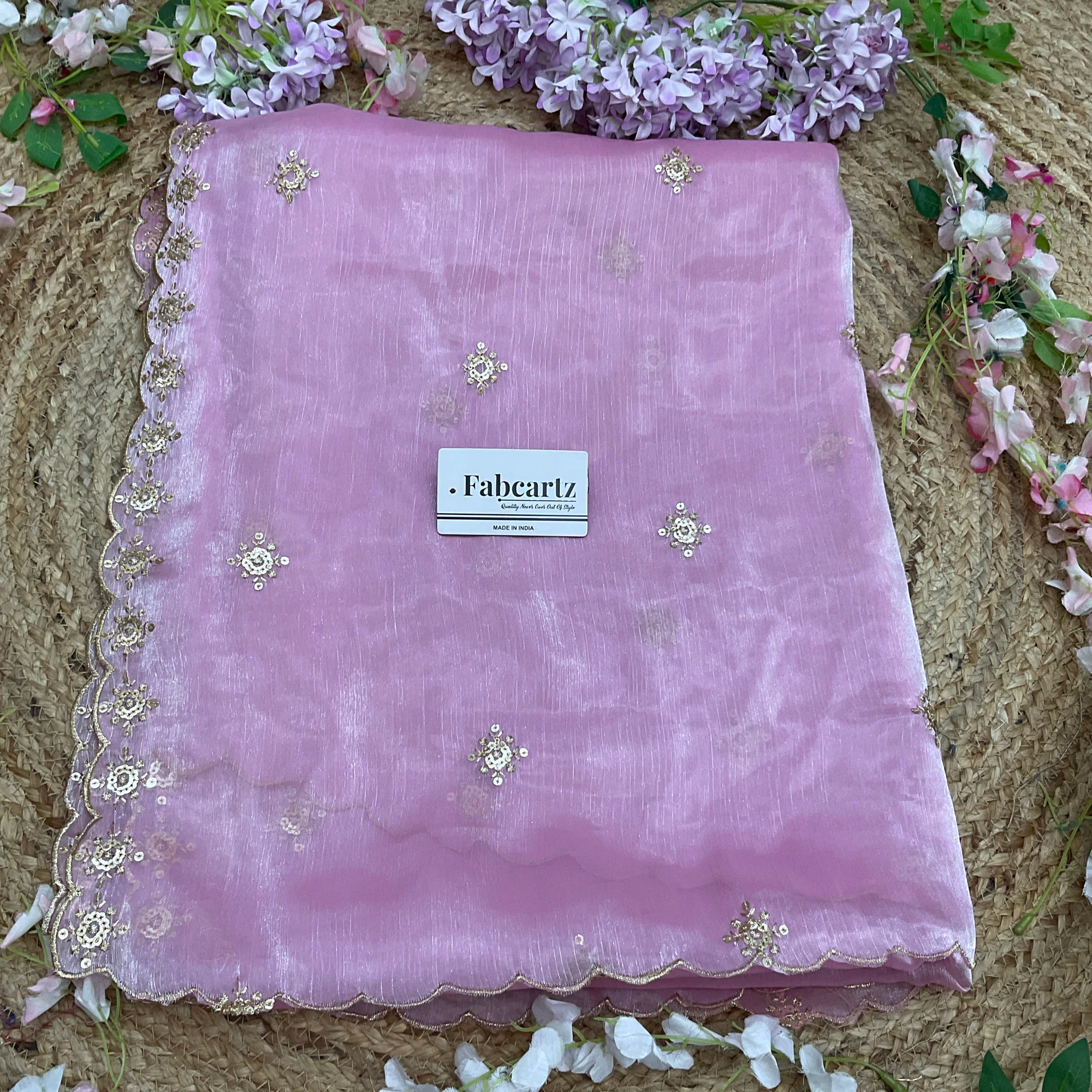 Beautiful Embroidery work & Jimmy choo Dupatta for women | Only Dupatta Jimmy Choo Dup - Image 8