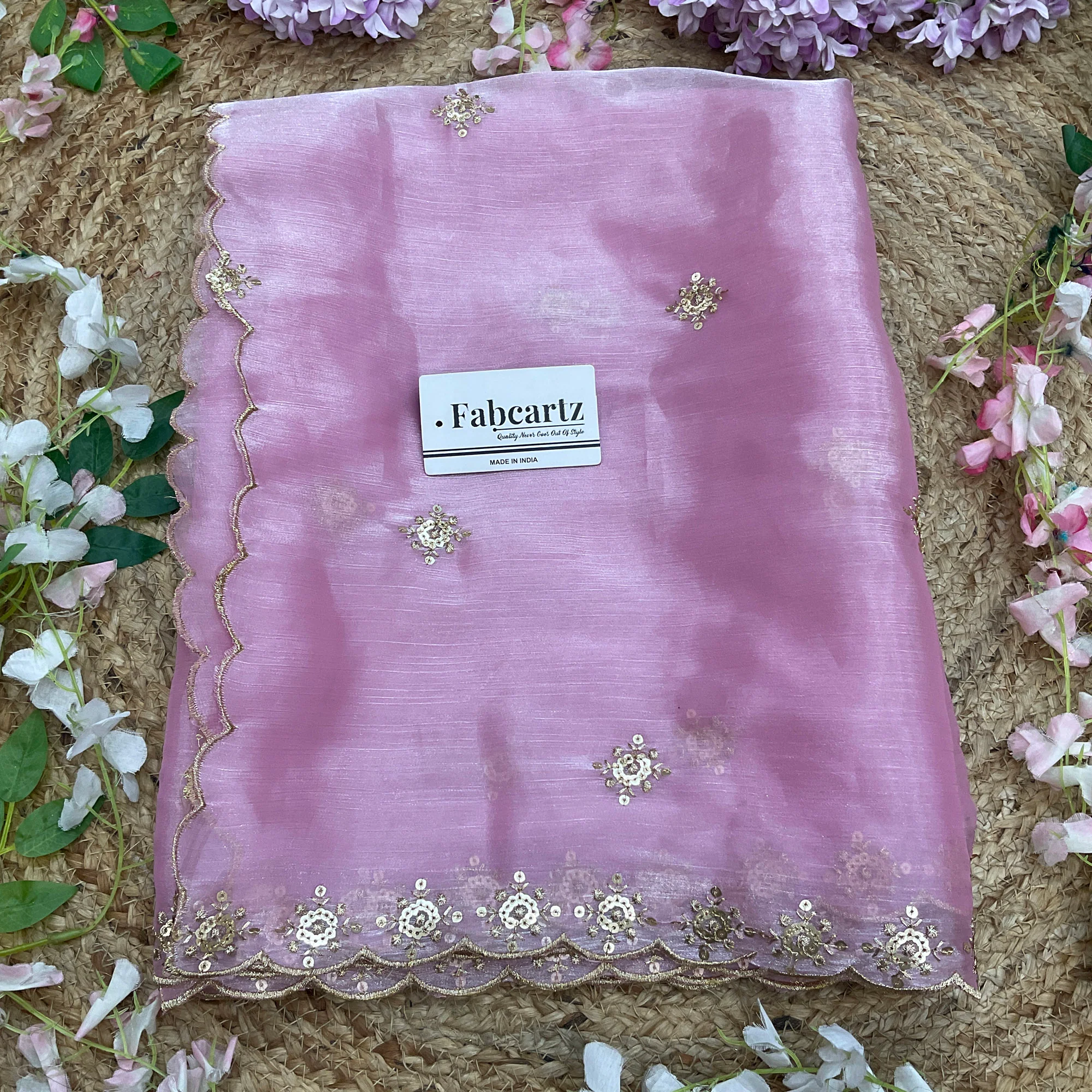 Beautiful Embroidery work & Jimmy choo Dupatta for women | Only Dupatta Jimmy Choo Dup - Image 9