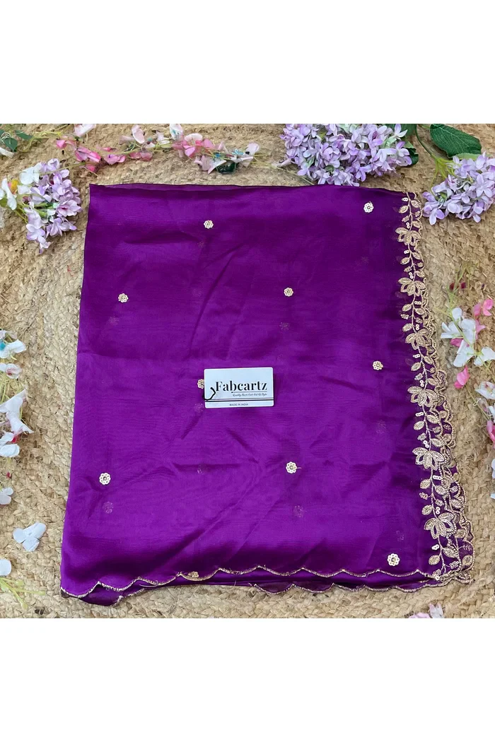 Beautiful Embroidery work Rangoli Dupatta for women | Only Dupatta BiliPatra Dup - Image 11