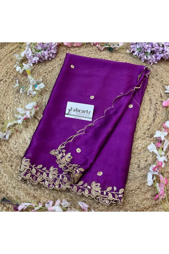Beautiful Embroidery work Rangoli Dupatta for women | Only Dupatta BiliPatra Dup - Image 12